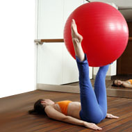 Yoga Poses : Yoga Ball Training 